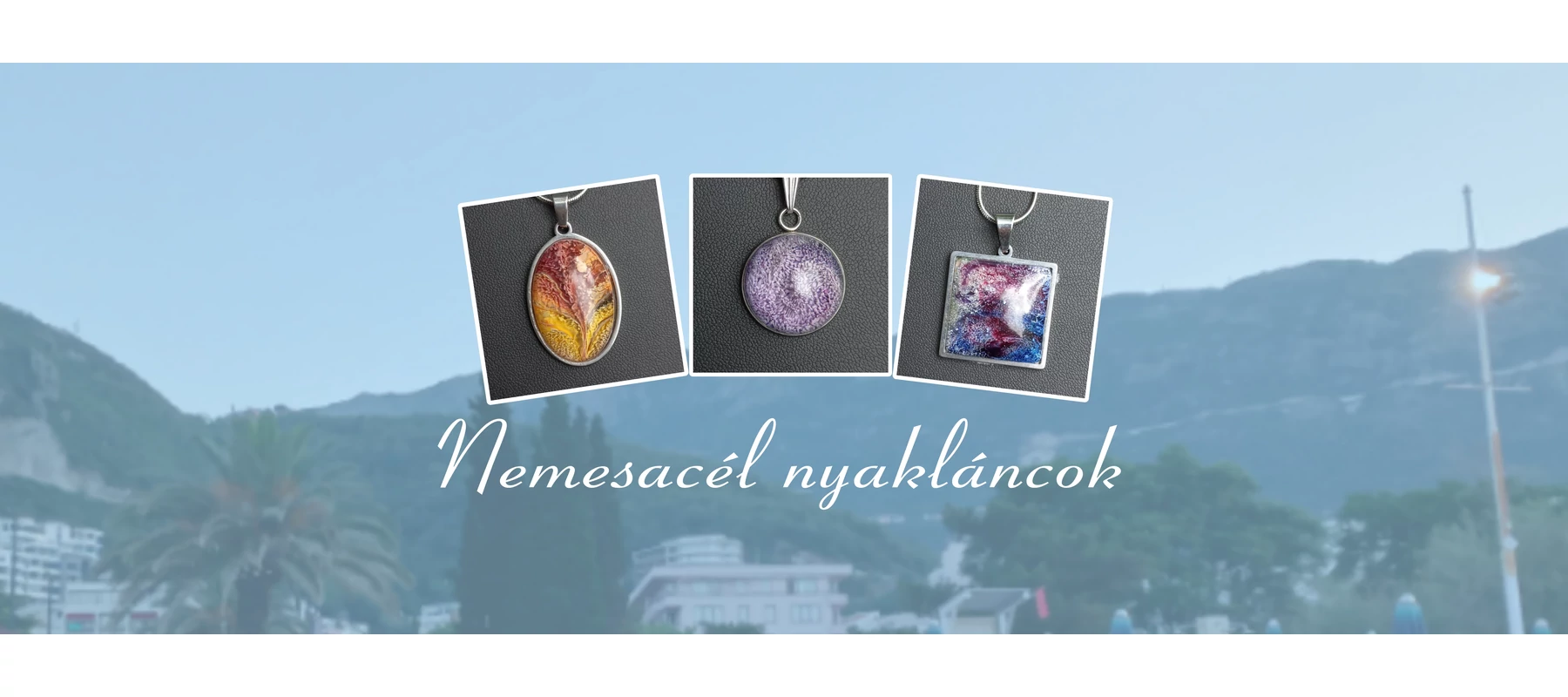 nemesacél nyakláncok