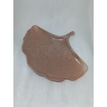 Epoxy gyanta tál - Ginkgo biloba 3.