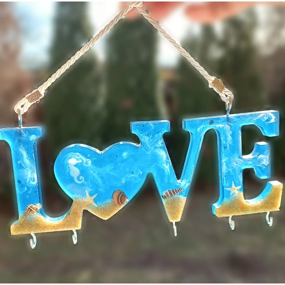 Fali kulcstartó - LOVE 4.