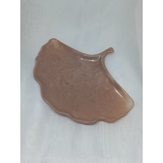 Epoxy gyanta tál - Ginkgo biloba 3.